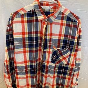 Flannel long sleeve shirt